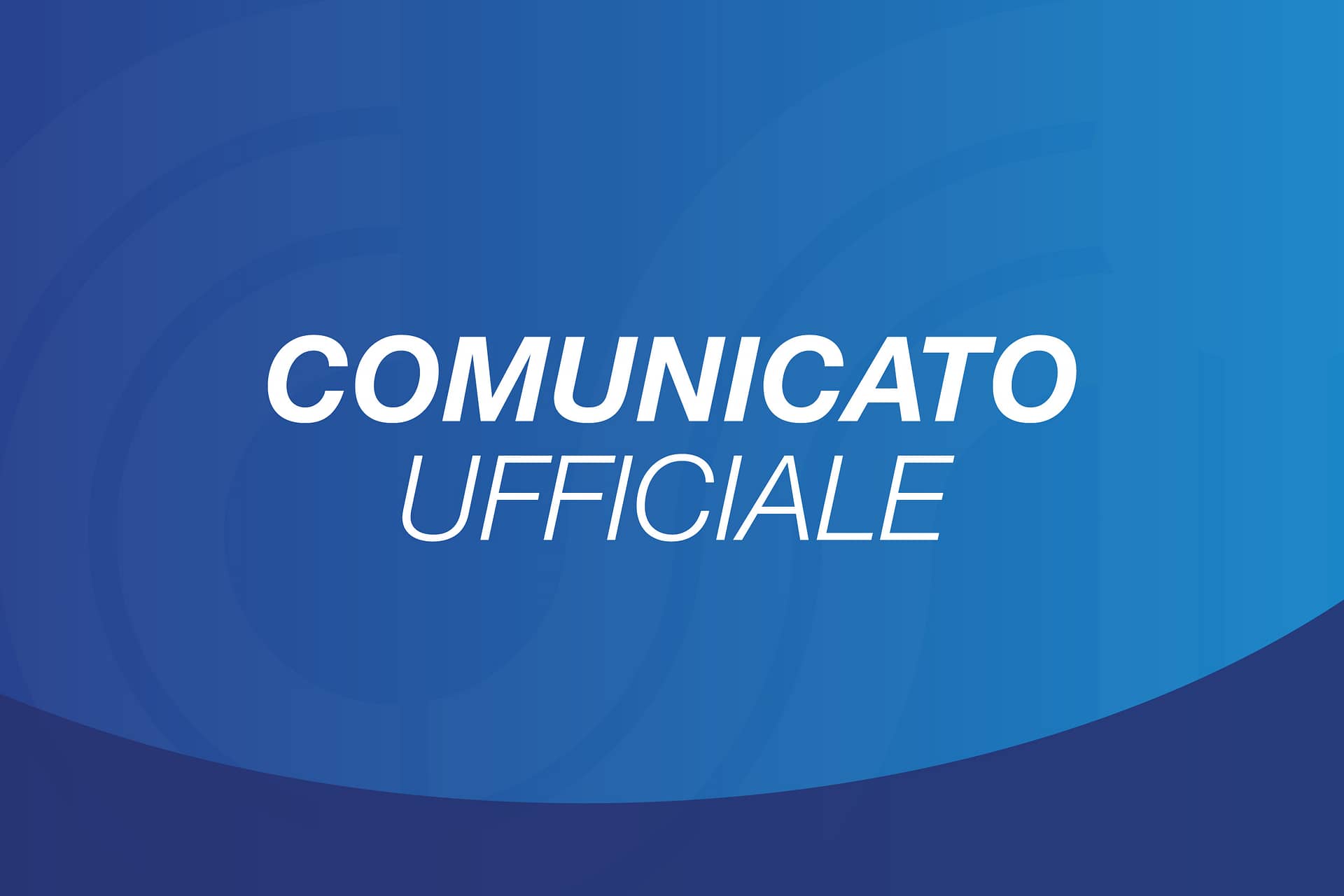 Comunicato n. 01 – 2021-2022