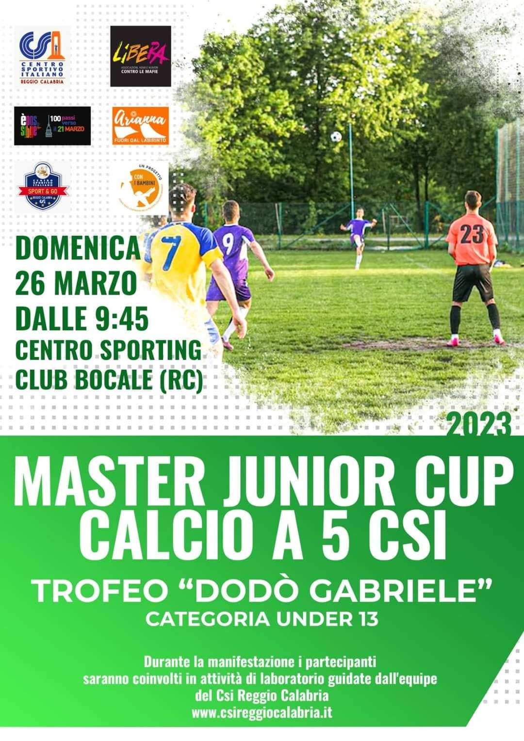 Torneo di Calcio giovanile “Trofeo DODO’ GABRIELE 20.23