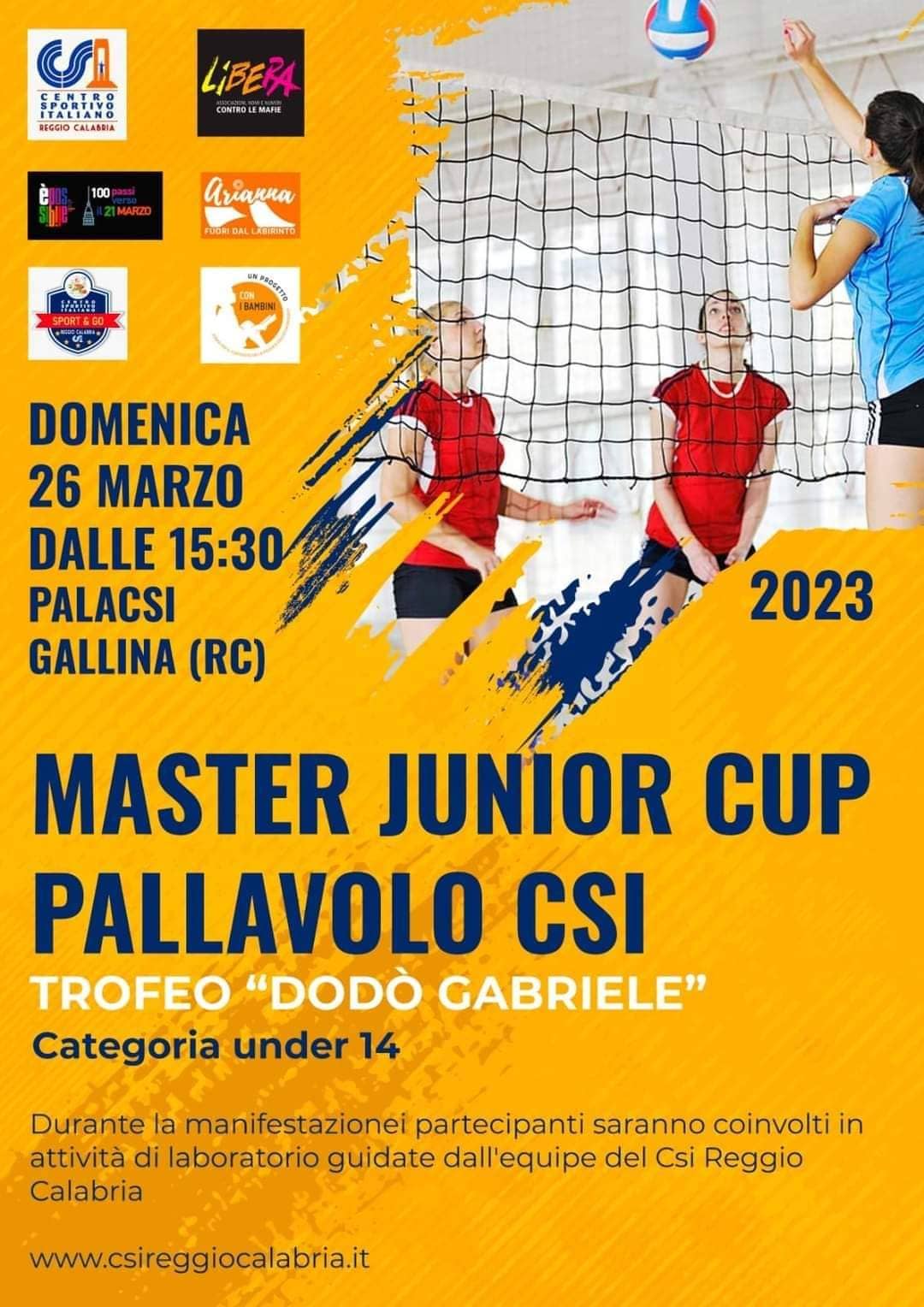 Torneo di Pallavolo Giovanile Trofeo “DODO’ GABRIELE 20.23”.