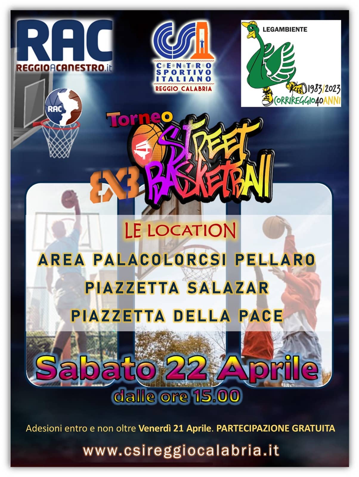 Torneo Street Basket 3 vs 3