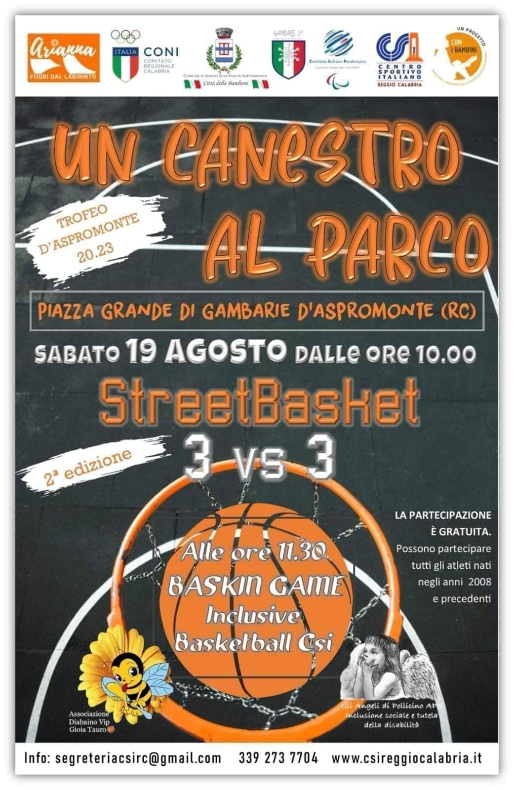 UN CANESTRO AL PARCO 20.23 ! 
